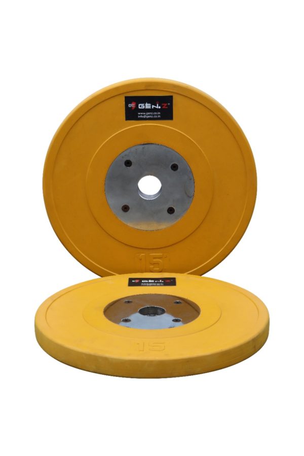 Bumper Plates with Steel Hub - Image 3