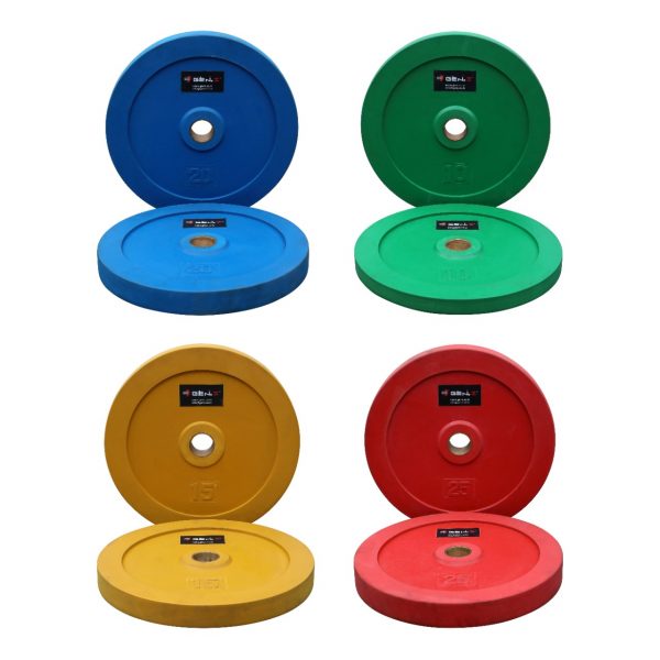 PROFESSIONAL RUBBER BUMPER PLATES WITH SS BUSH