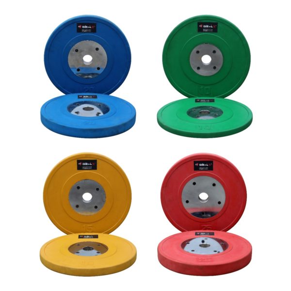 Bumper Plates with Steel Hub