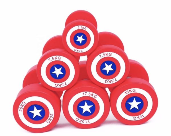 CAPTAIN AMERICA BOUNCER DUMBBELL - Image 2