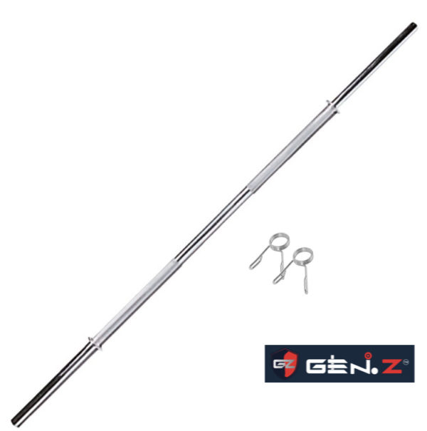 Straight Weightlifting Rod